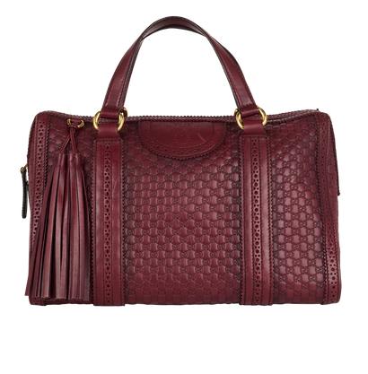 Microguccissima Boston Bag, front view